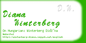 diana winterberg business card